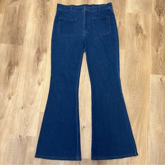 High Rise Stretchy Flare Jegging size L - Picture 1 of 6